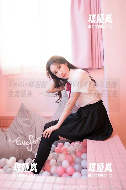 Feilin嗲囡囡 - 陈雅漫VICKY黑与白的全套图集，一场视觉的摇滚，不知不觉在看！
