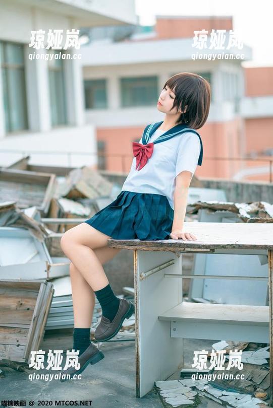 喵糖映画最新图集：天台少女——谁说只有阳光才能照耀她们？